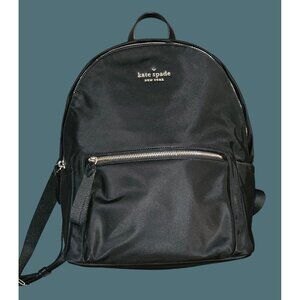 Kate Spade Black Nylon Adjustable Strap Backpack